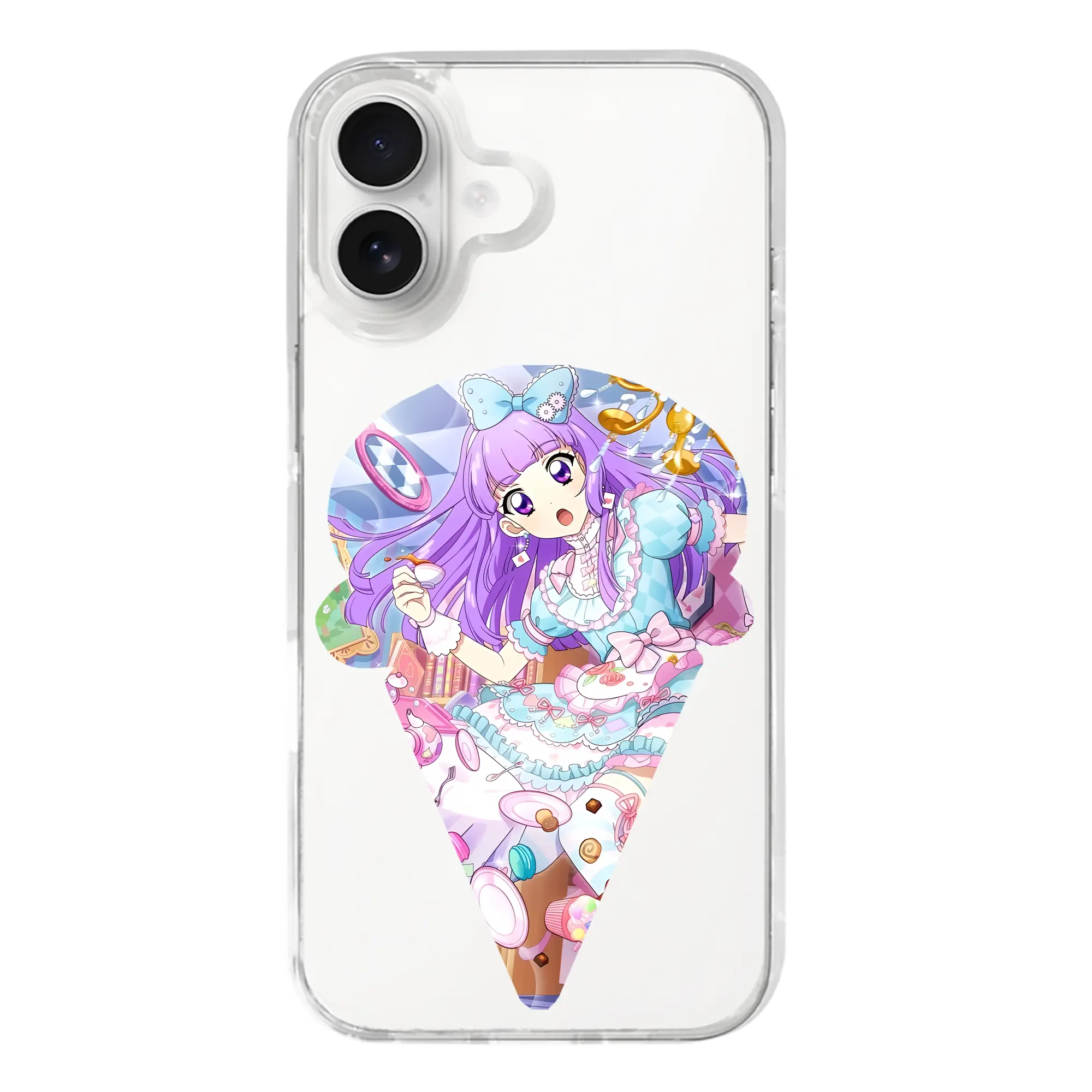 アイカツ グッズ 氷上 スミレ - iPhone 17シリーズ 透明スマホケース – 薄型・耐衝撃・精密フィット保護カバー